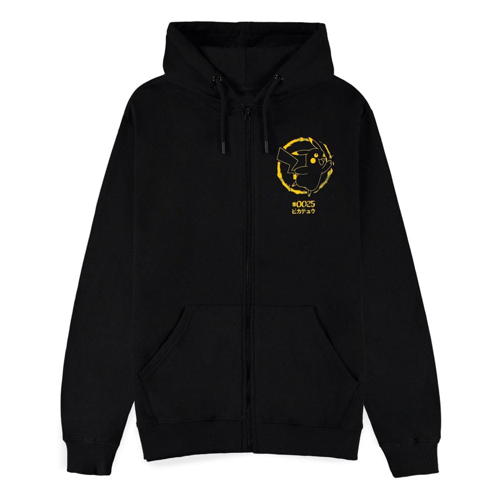 Pokémon Kapuzenpullover mit Reißverschluß Pikachu Thunderstrike
