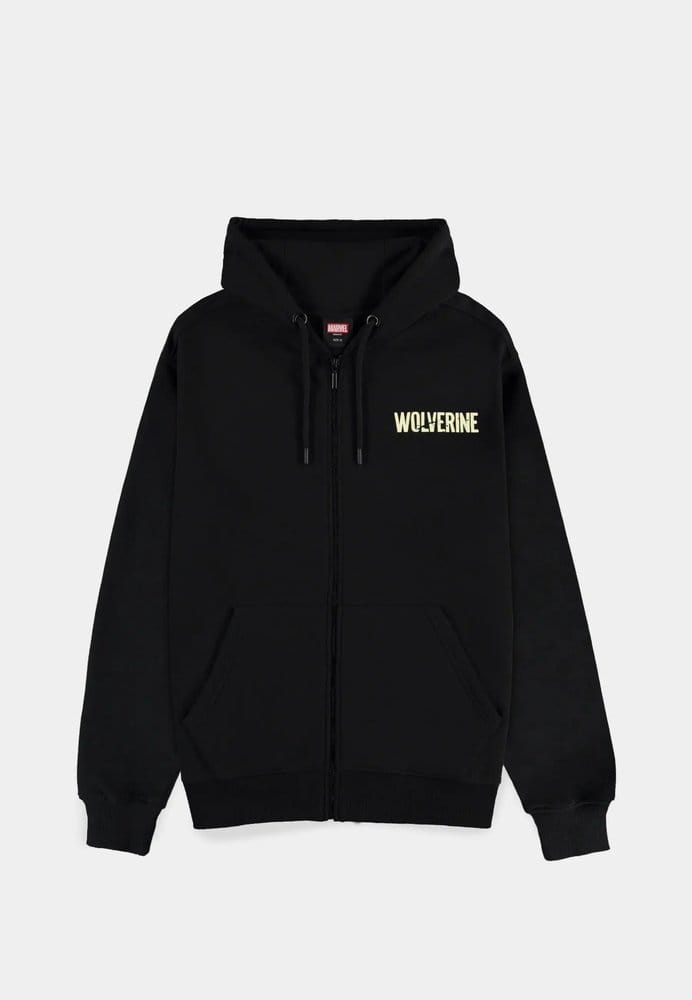 Marvel Kapuzenjacke mit Reißverschluß Wolverine Black