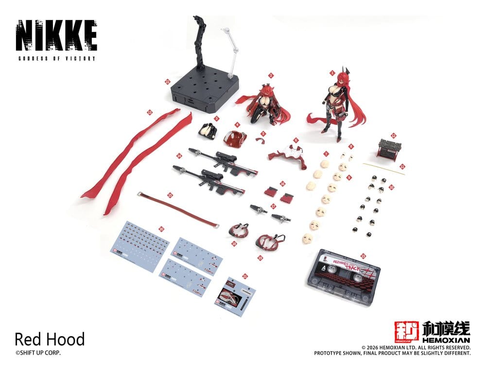 Goddess of Victory: Nikke Plastikmodellbausatz 1/12 Red Hood 18 cm