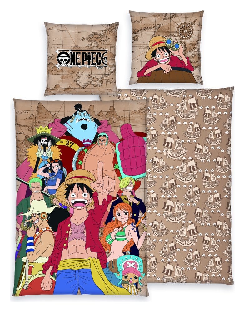 One Piece Bettwäsche One Piece Crew 135 x 200 cm