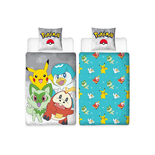 Pokemon Bettwäsche Pokemon light blue 135 x 200 cm
