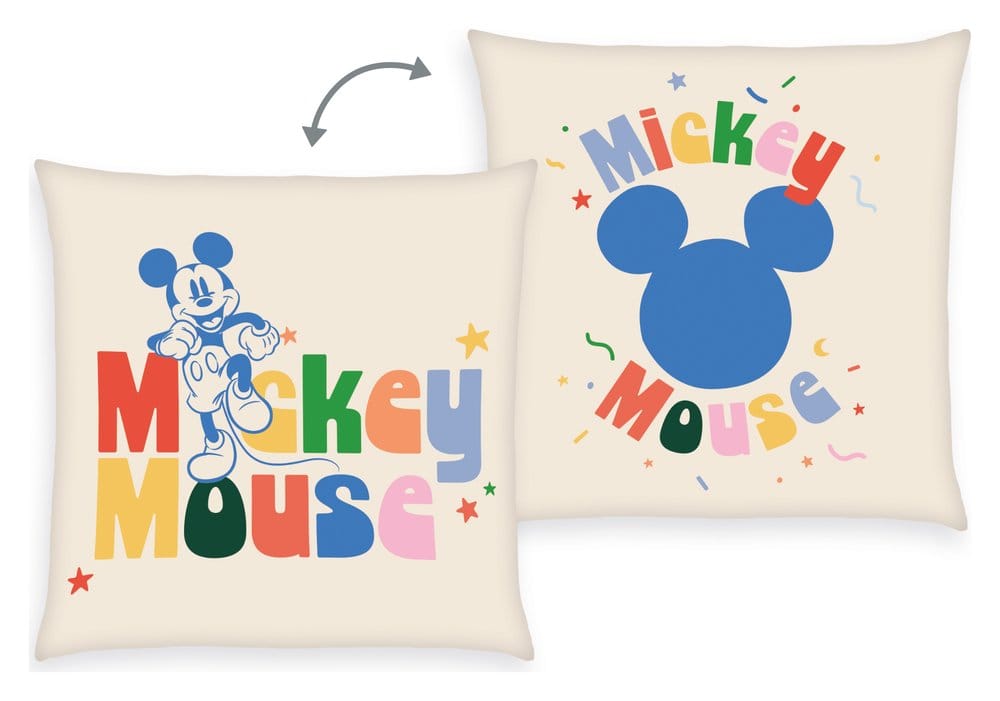 Disney Soft Velboa Kissen Mickey Mouse 40 x 40 cm