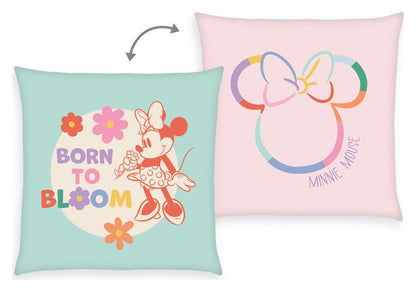Disney Soft Velboa Kissen Minnie Mouse Born to Bloom 40 x 40 cm