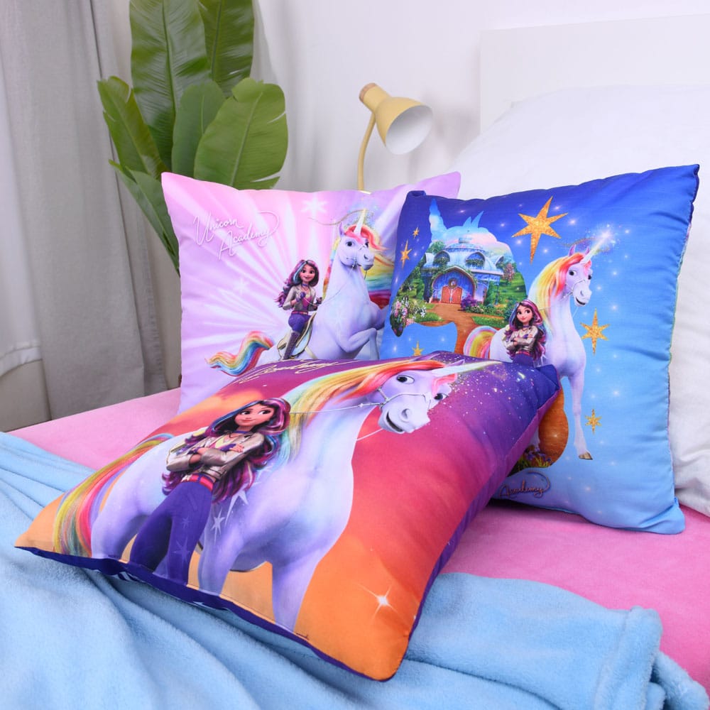 Unicorn Academy Dekokissen Magic 40 x 40 cm Sortiment (15)