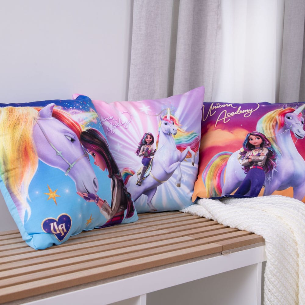 Unicorn Academy Dekokissen Magic 40 x 40 cm Sortiment (15)