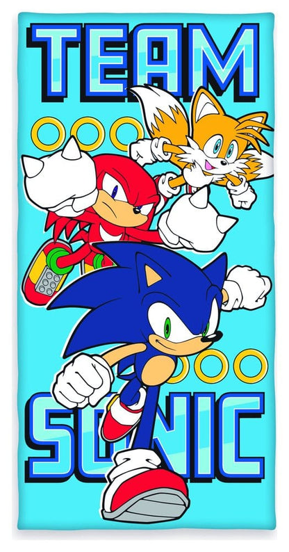 Sonic Strandlaken Team Sonic 70 x 140 cm