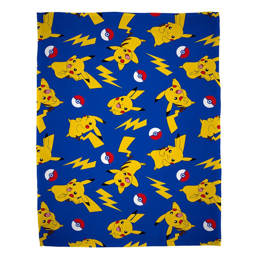 Pokemon Decke Pikachu Allover Print  130 x 170 cm