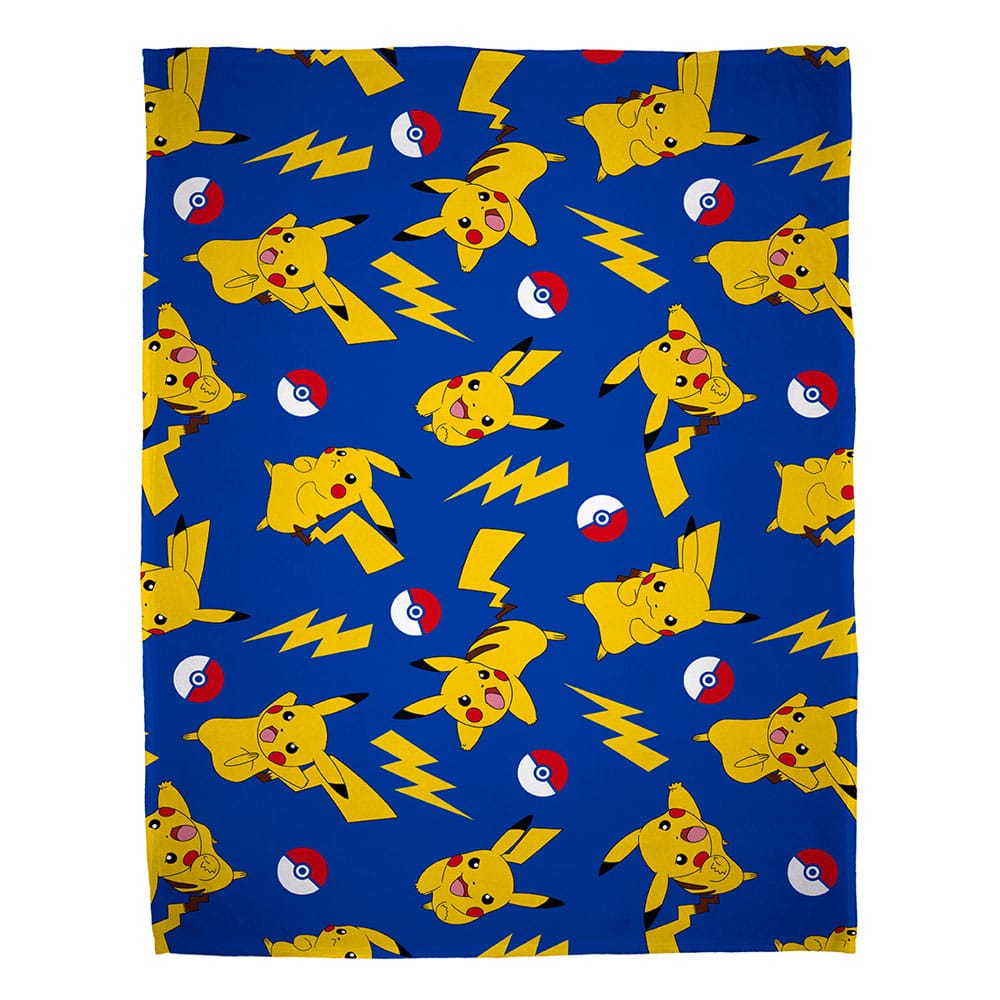 Pokemon Decke Pikachu Allover Print  130 x 170 cm