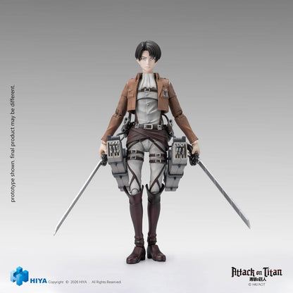 Attack on Titan Exquisite Basic Series Actionfigur 1/12 Levi Ackerman 15 cm