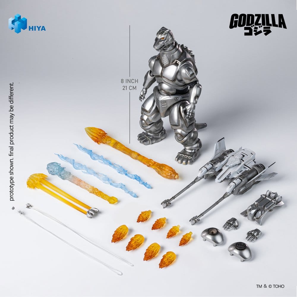 Godzilla vs. Mechagodzilla (1993) Exquisite Basic Actionfigur Super Mechagodzilla 21 cm