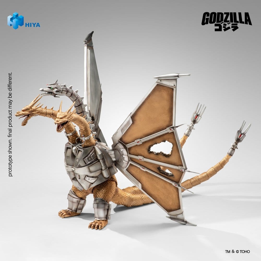 Godzilla vs. King Ghidorah Exquisite Basic Actionfigur Battle Damaged Mecha King Ghidorah 33 cm