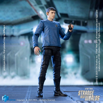 Star Trek Strange New Worlds Exquisite Mini Series Actionfigur 1/18 Spock 11 cm