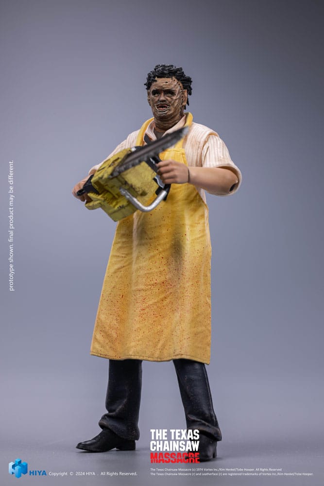 Texas Chainsaw Massacre (1974) Exquisite Mini Actionfigur 1/18 LeatherFace - Killing Mask Standard Ver. 11 cm