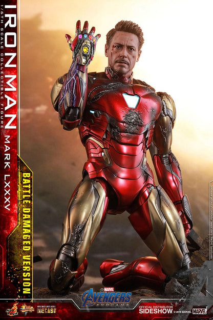 Avengers: Endgame Movie Masterpiece Diecast Actionfigur 1/6 Iron Man Mark LXXXV (Battle Damaged Version) Special Edition 32 cm