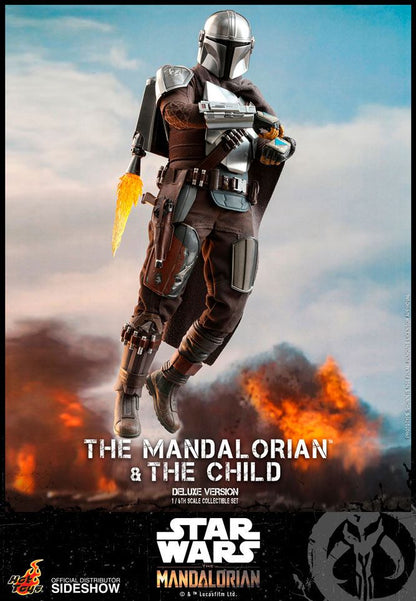 Star Wars The Mandalorian Actionfiguren Doppelpack 1/6 The Mandalorian & The Child Deluxe 30 cm