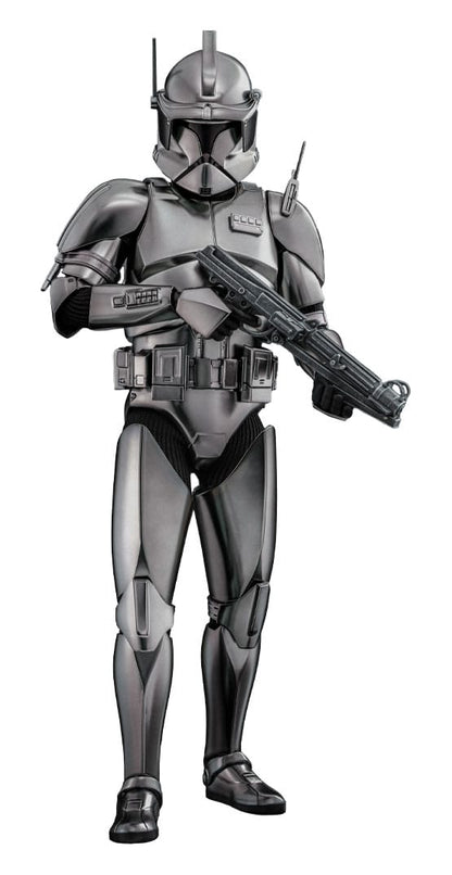 Star Wars Movie Masterpiece Actionfigur 1/6 Commander Cody (Chrome Version) Hot Toys Exclusive 30 cm