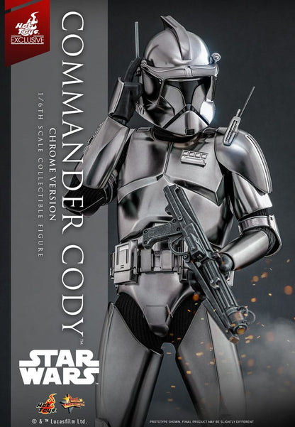 Star Wars Movie Masterpiece Actionfigur 1/6 Commander Cody (Chrome Version) Hot Toys Exclusive 30 cm