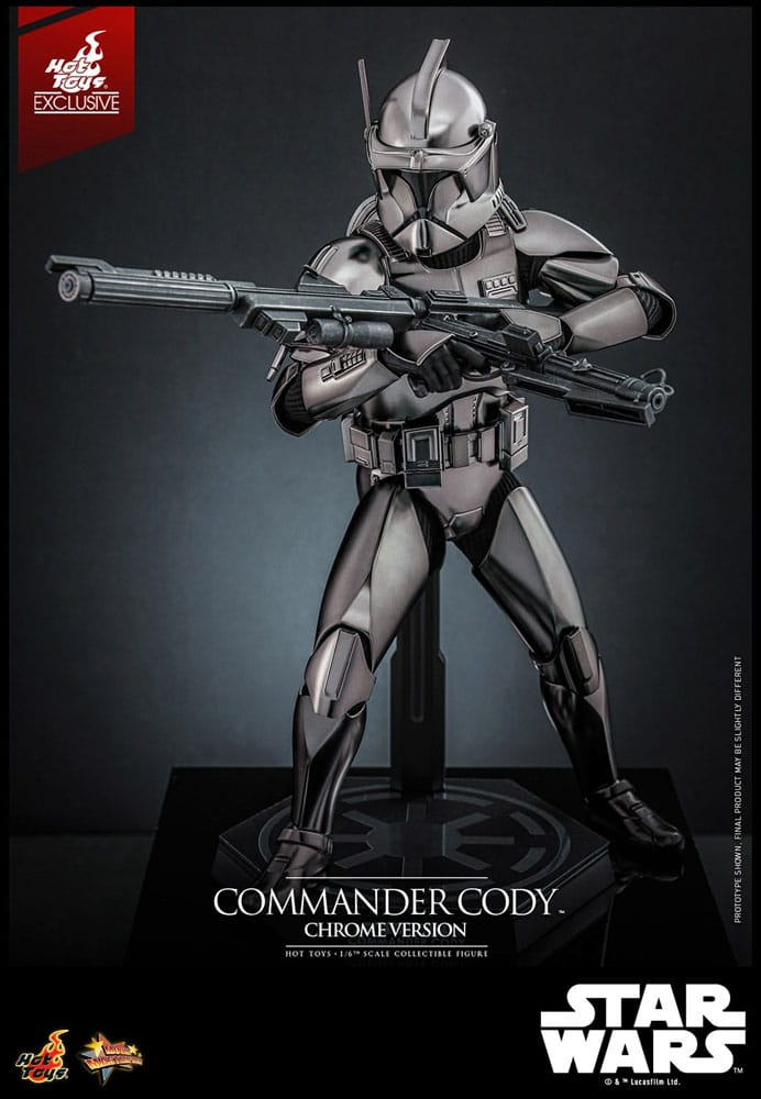Star Wars Movie Masterpiece Actionfigur 1/6 Commander Cody (Chrome Version) Hot Toys Exclusive 30 cm