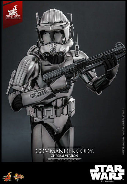 Star Wars Movie Masterpiece Actionfigur 1/6 Commander Cody (Chrome Version) Hot Toys Exclusive 30 cm