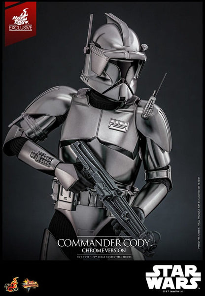 Star Wars Movie Masterpiece Actionfigur 1/6 Commander Cody (Chrome Version) Hot Toys Exclusive 30 cm