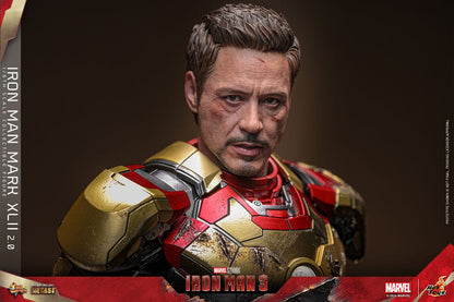 Iron Man 3 Movie Masterpiece Diecast Actionfigur 1/6 Iron Man Mark XLII (2.0) 32 cm