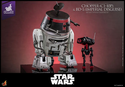 Star Wars Actionfigur Set 1/6 Chopper (C1-10P&trade;) & BD-1&trade; (Imperial Disguise) 18 cm & 8 cm