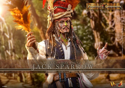 Pirates of the Caribbean - Fluch der Karibik 2 DX Actionfigur 1/6 Pelegostos Chief Jack Sparrow 30 cm