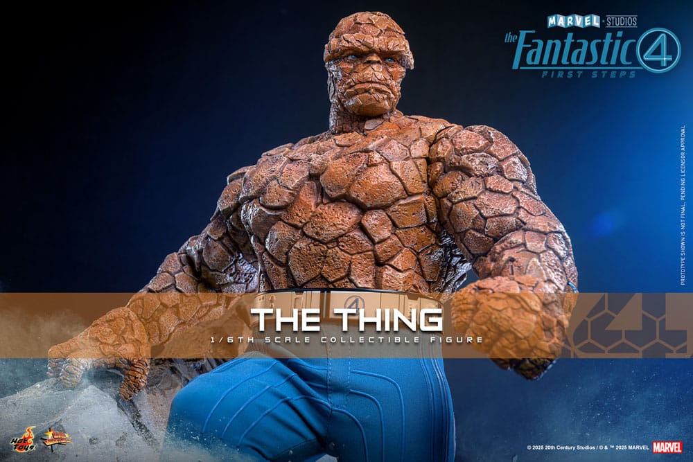 The Fantastic Four: First Steps Movie Masterpiece Actionfigur 1/6 The Thing 31 cm