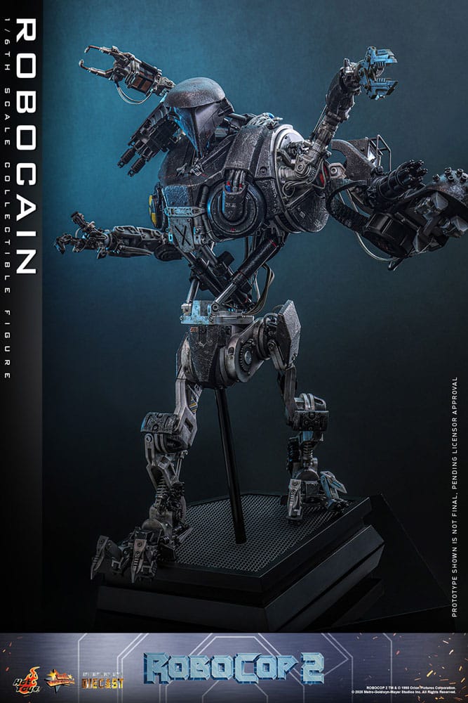 RoboCop 2 Movie Masterpiece Diecast Actionfigur 1/6 RoboCain 40 cm