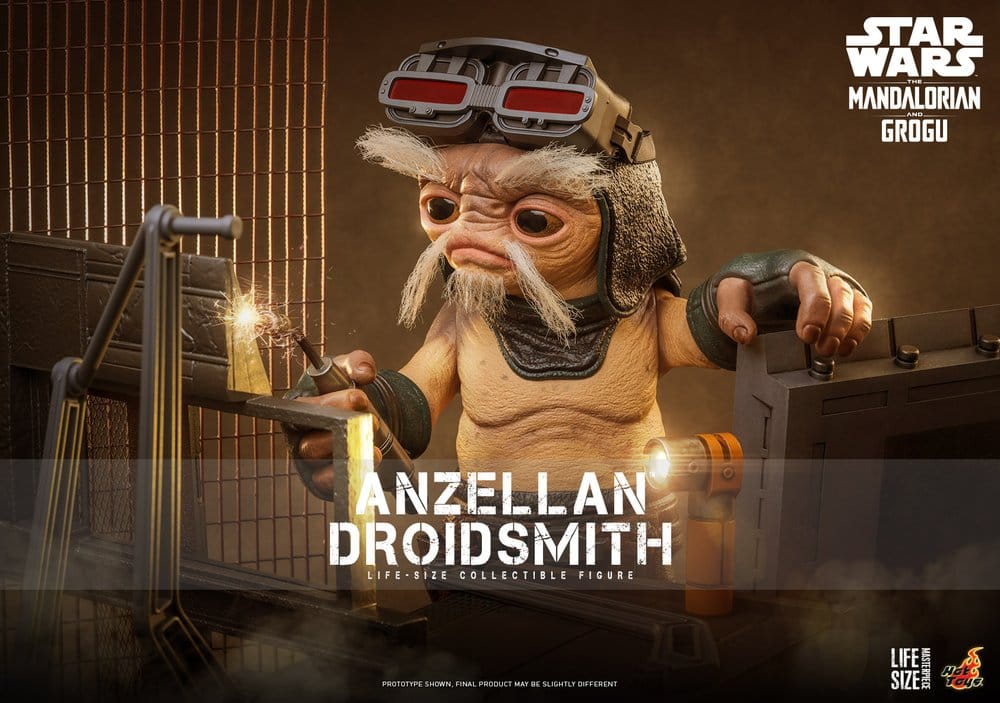 Star Wars: The Mandalorian & Grogu Lebensgroße Figur Anzellan Droidsmith 27 cm