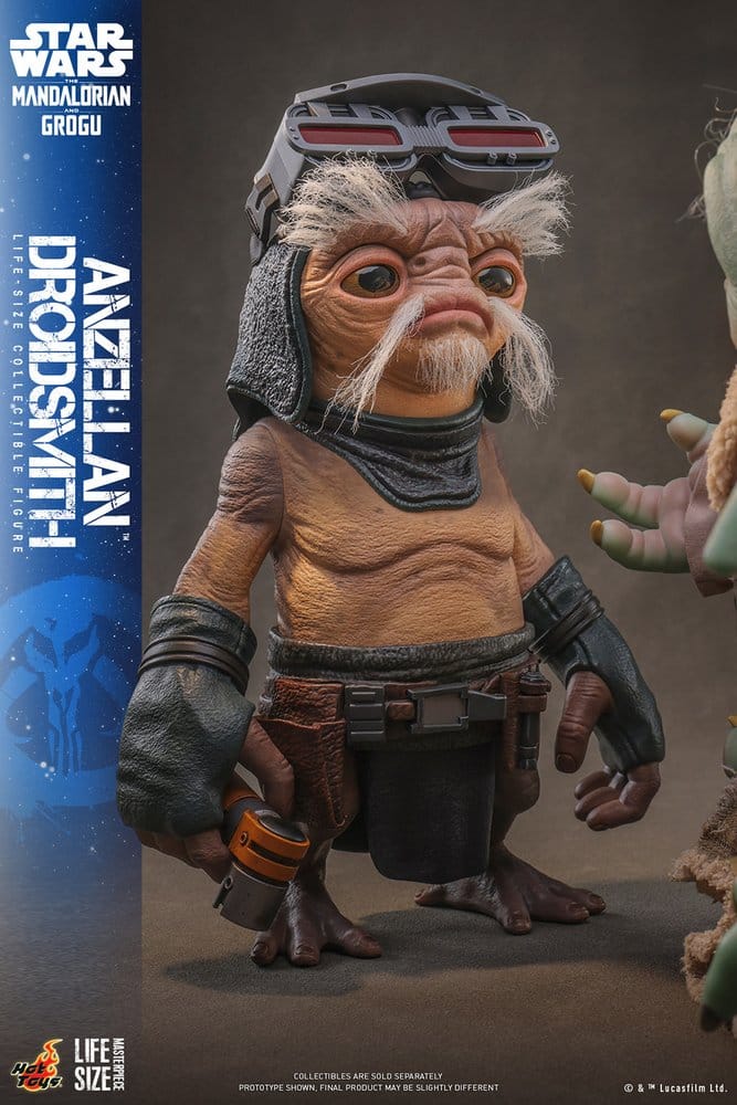 Star Wars: The Mandalorian & Grogu Lebensgroße Figur Anzellan Droidsmith 27 cm