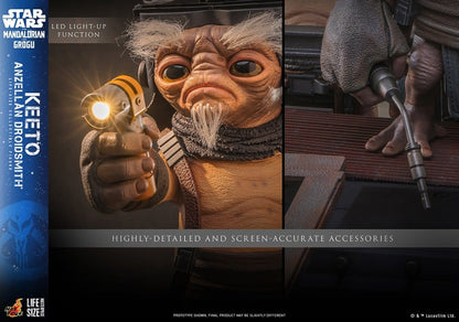 Star Wars: The Mandalorian & Grogu Life-Size Masterpiece Lebensgroße Figur Keeto (Anzellan Droidsmith) 26 cm