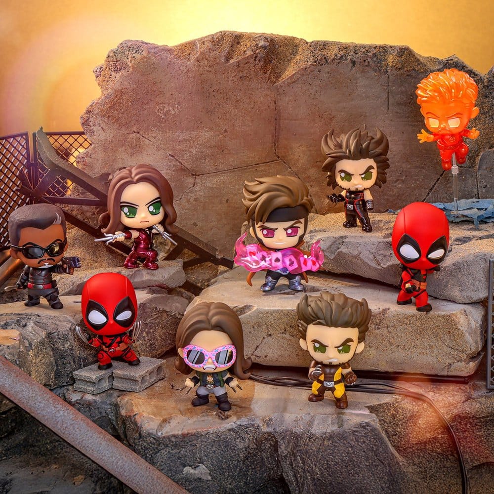 Deadpool & Wolverine Cosbi Minifiguren 9 cm Series 2 Blind Box Display (8)