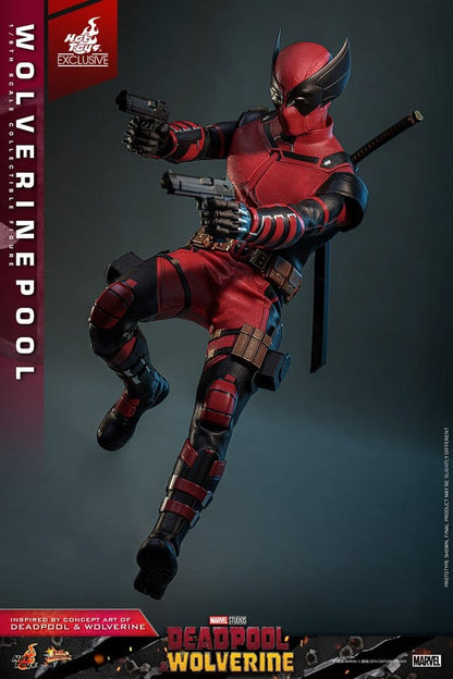 Deadpool & Wolverine Movie Masterpiece Actionfigur 1/6 Wolverinepool Hot Toys Exclusive 31 cm