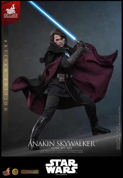 Star Wars Episode III: Die Rache der Sith Movie Masterpiece Actionfigur 1/6 Anakin Skywalker (Concept Art Version) (Artisan Edition) Hot Toys Exclusive 31 cm