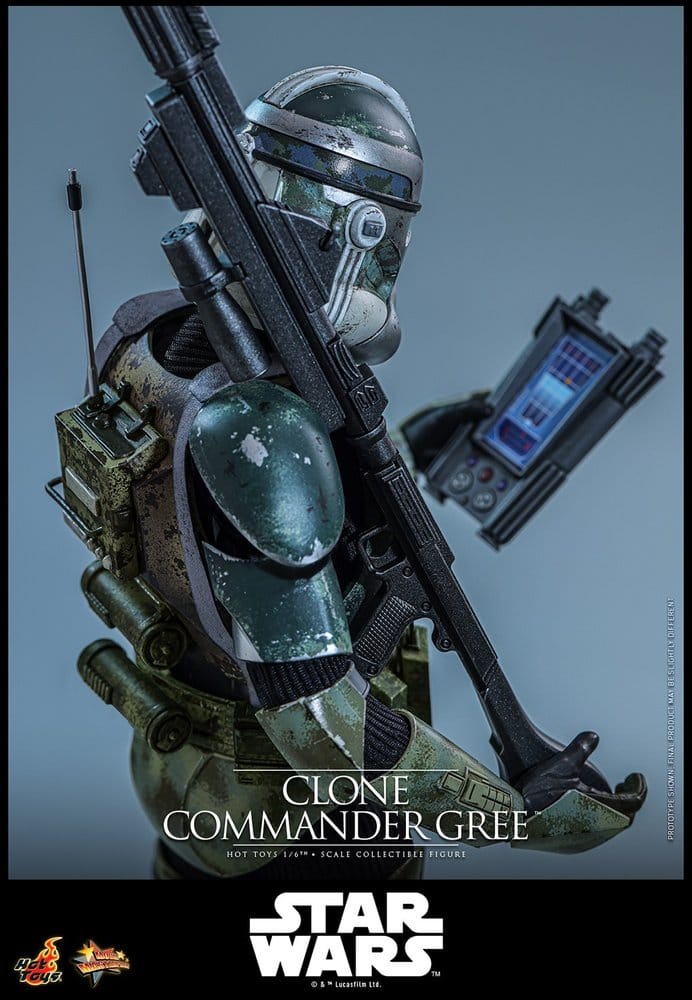 Star Wars Movie Masterpiece Actionfigur 1/6 Clone Commander Gree 30 cm