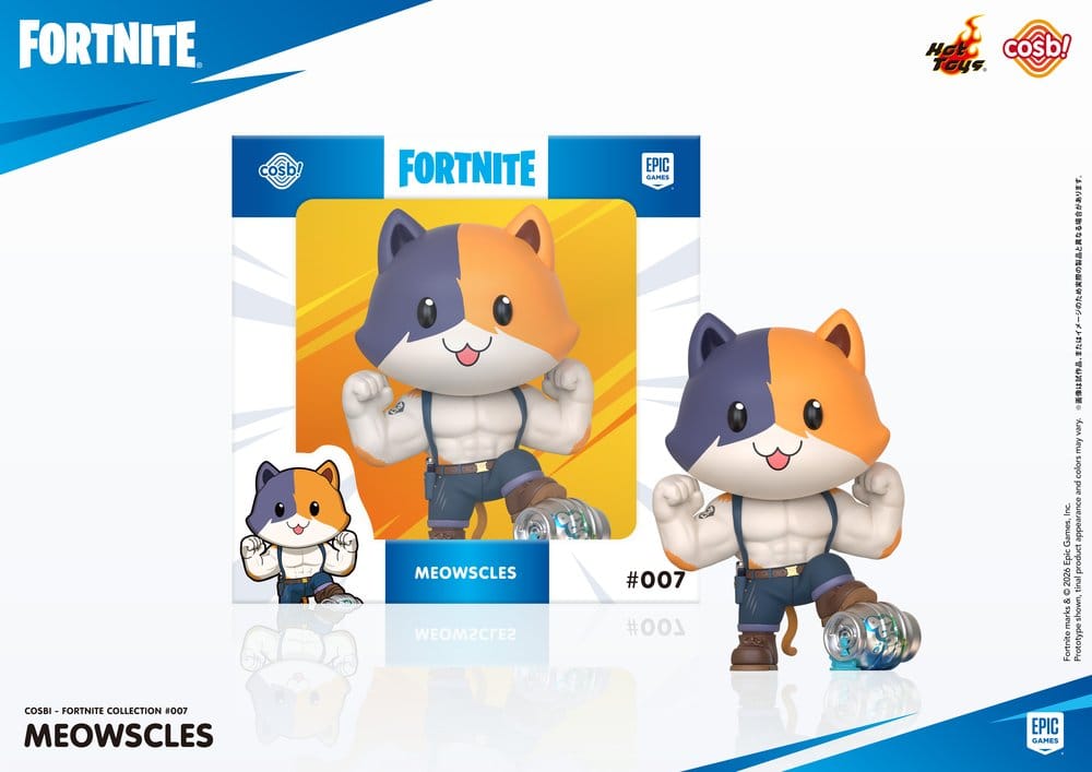 Fortnite Cosbi Minifigur Meowscles 8 cm