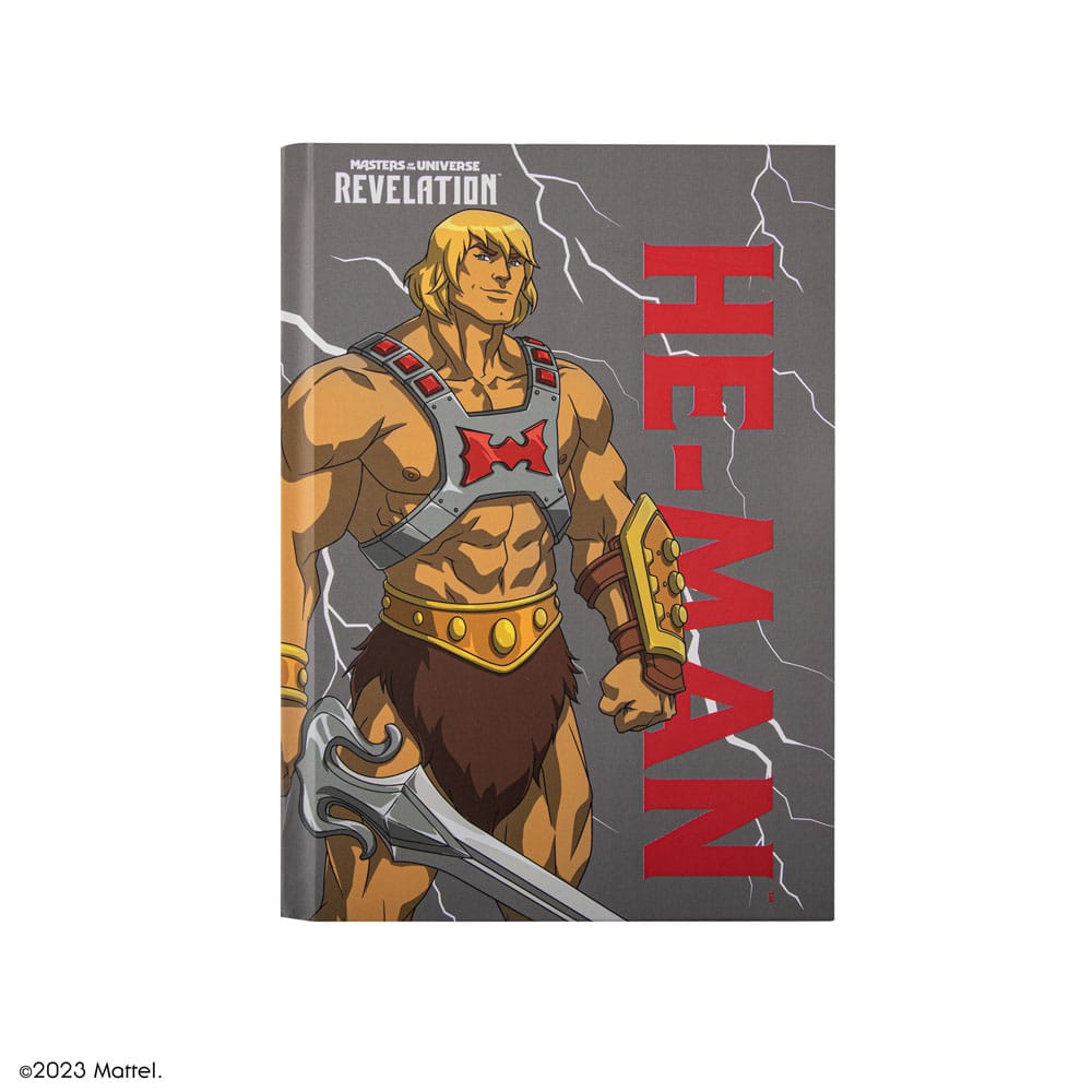 Masters of the Universe - Revelation:  He-Man Thunder Deluxe Notebook Set (Notebook + Stift)