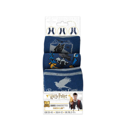 Harry Potter Socken 3er-Pack Ravenclaw