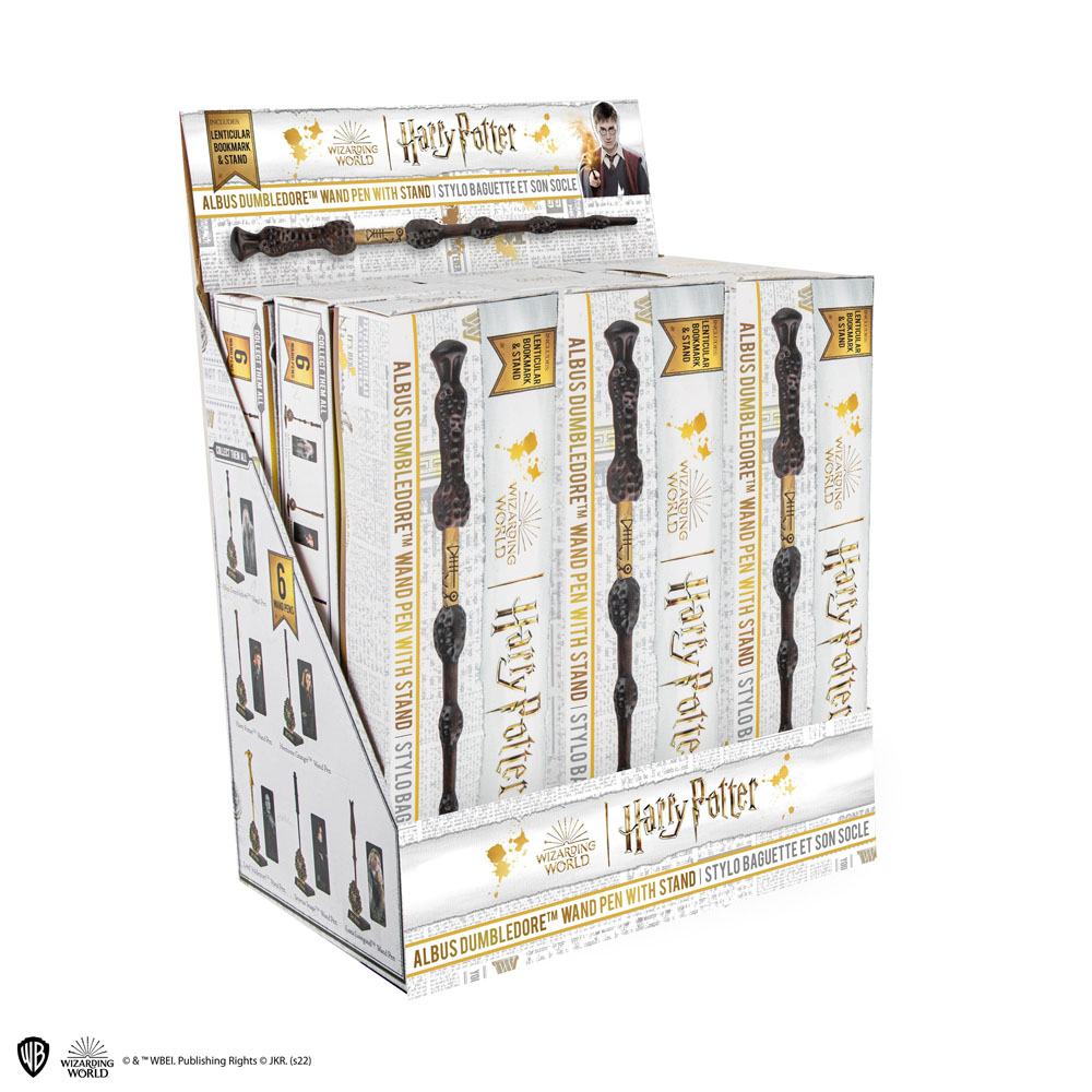 Harry Potter Kugelschreiber mit Ständern Albus Dumbledore Zauberstab Display (9)