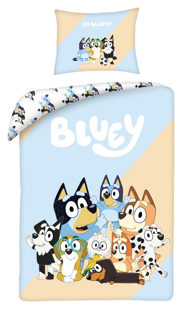 Bluey Bettwäsche Go Bluey 160 x 200 cm / 70 x 80 cm