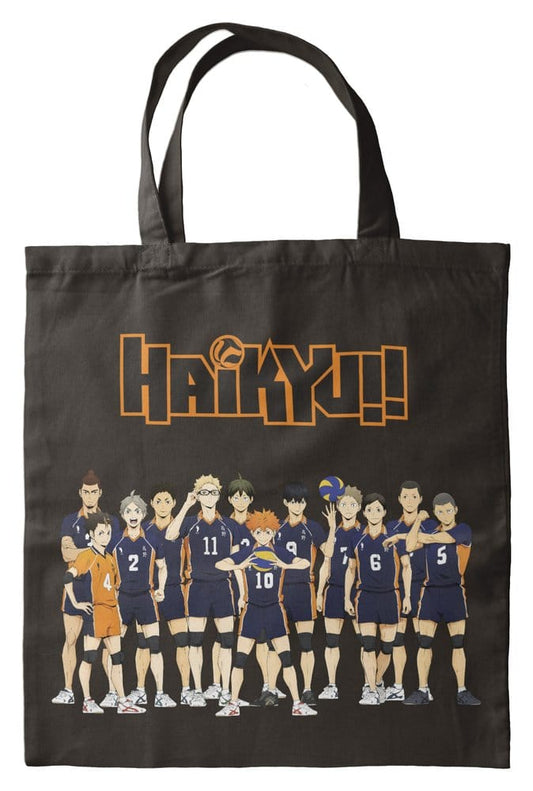 Tragetasche Haikyu Schwarz 40 x 35 cm