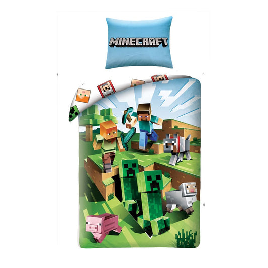Minecraft Bettwäsche Ver. 1 140 x 200 cm / 70 x 90 cm