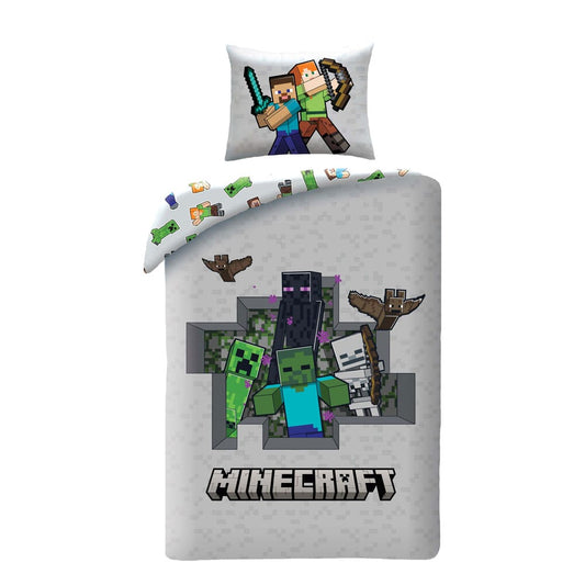 Minecraft Bettwäsche Ver. 3 140 x 200 cm / 70 x 90 cm