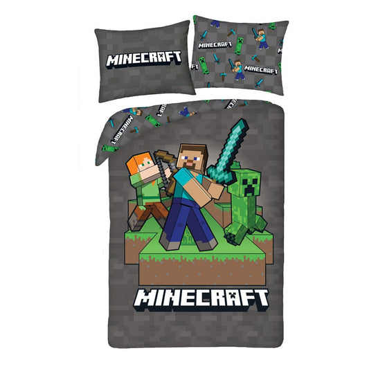 Minecraft Bettwäsche Ver. 4 140 x 200 cm / 70 x 90 cm
