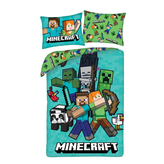 Minecraft Bettwäsche Ver. 5 140 x 200 cm / 70 x 90 cm