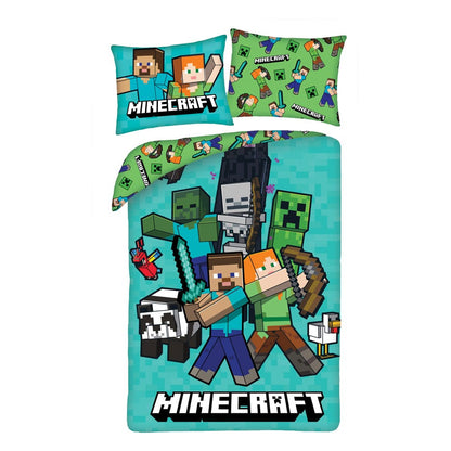 Minecraft Bettwäsche Ver. 5 140 x 200 cm / 70 x 90 cm