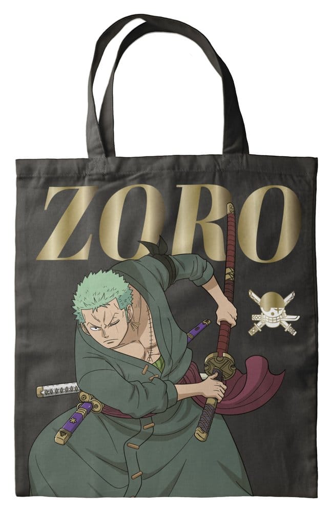 One Piece Tragetasche Zoro Dunkelgrün 40 x 35 cm