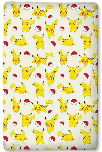 Pokémon Spannbetttuch Pikachu 90 x 200 cm