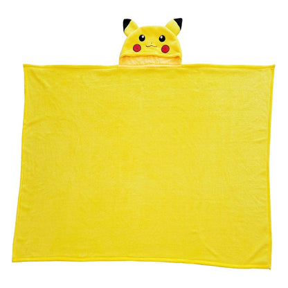 Pokémon Coral Decke mit Mütze Pikachu 120 x 150 cm